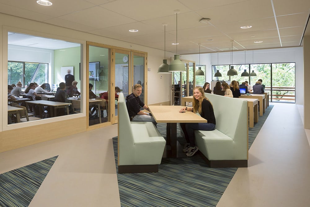 05 revius lyceum doorn school spring architecten interieur studieplein bewerkt
