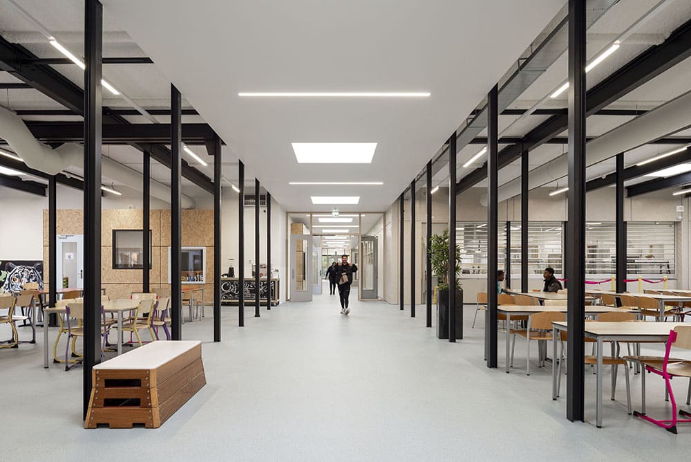 12 olympia college rotterdam school monument vernieuwbouw spring architecten interieur gang bewerkt