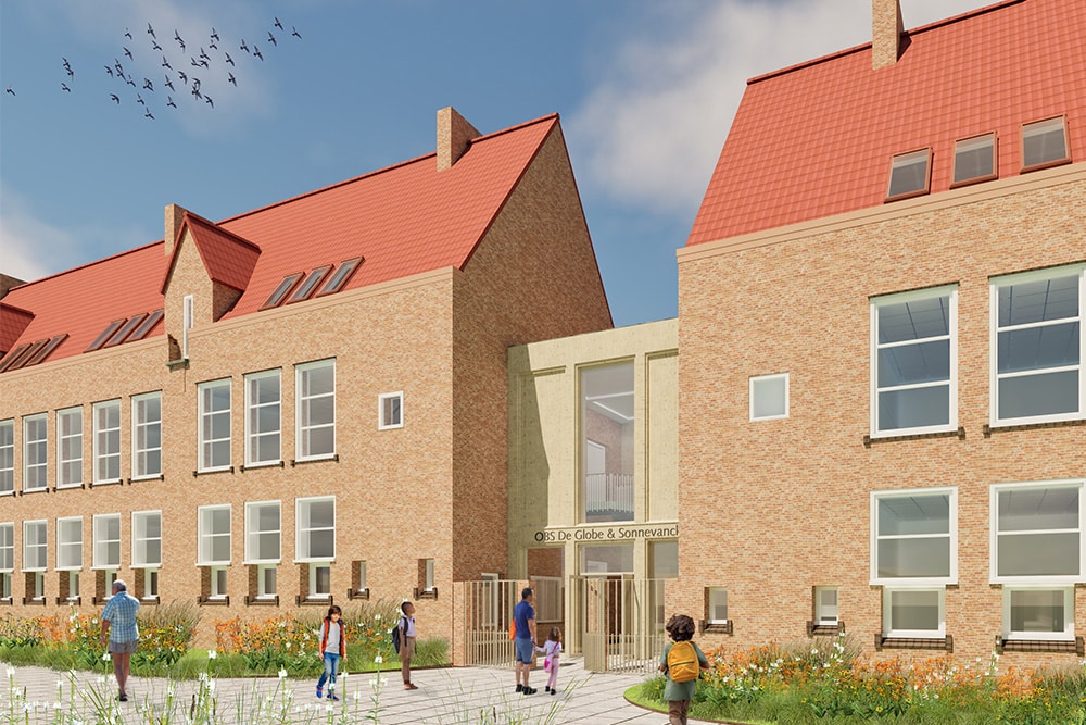 2 De Globe renovatie restauratie monument school render Spring architecten bewerkt