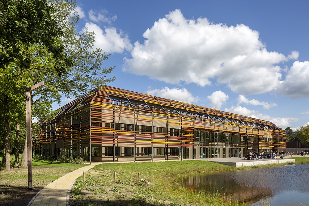 39 revius lyceum doorn school spring architecten exterieur looppad naar school bewerkt