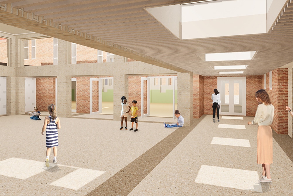 3 De Globe renovatie restauratie monument school render Spring architecten bewerkt