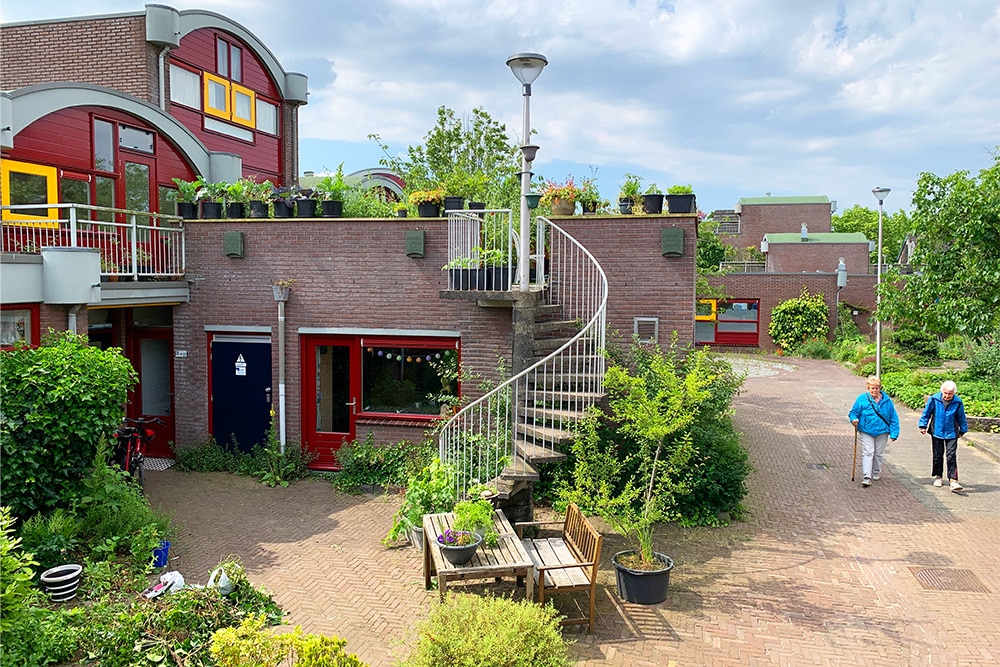 Kleine foto de wandelmeent Hilversum spring architecten exterieur